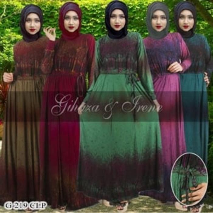G219CLPK/G 219 CLPK IRENE HIJAB MAXI GAMIS DRESS FASHION MUSLIMAH