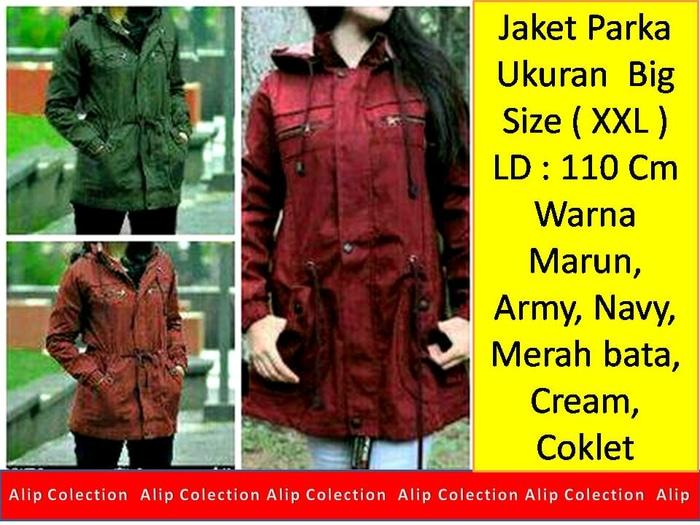 Jual JAKET PARKA KANVAS CEWEK XXL Sale!
