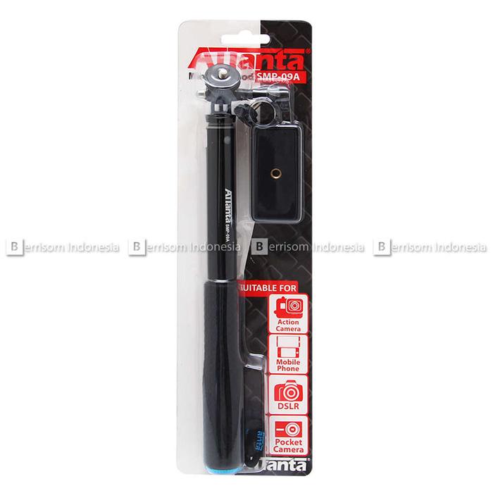 Tongsis Titanium Attanta SMP-09A for GoPro, Xiaomi Yi & HP - Hitam