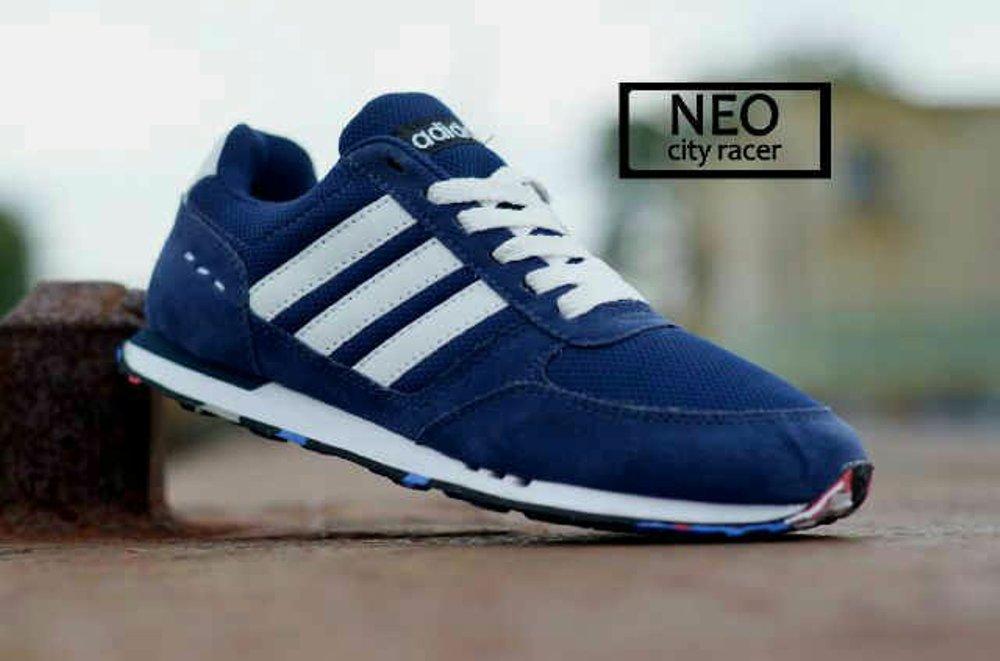 Jual sepatu casual sporty pria adidas neo city racer Fashion
