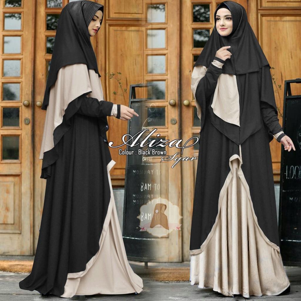 HIJAB ITU INDAH Aliza Syari Black
