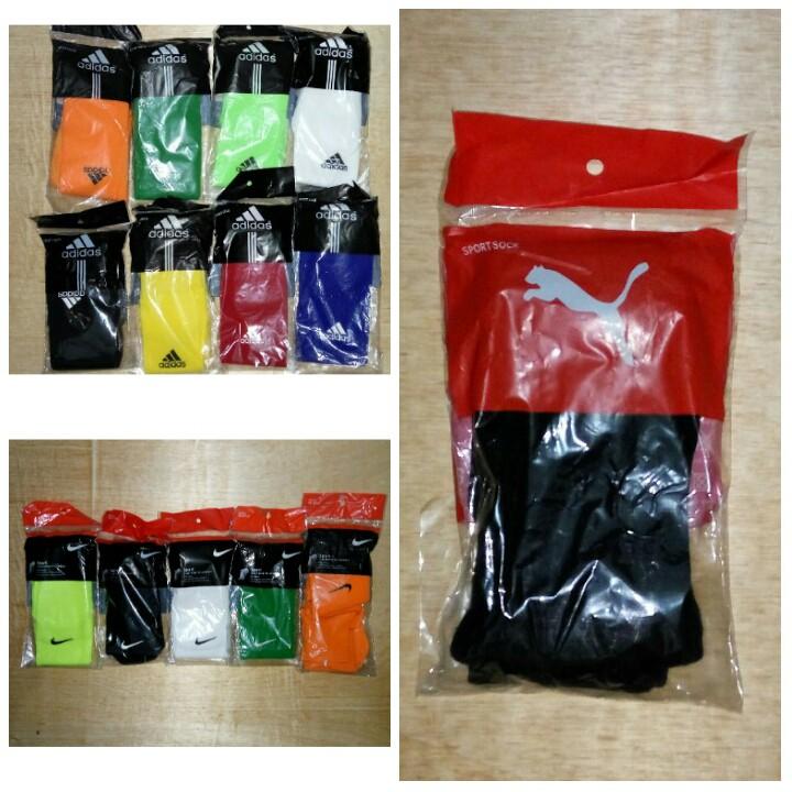 Socks Kaos Kaki Bola GradeOri GO/Futsal Nike Puma Adidas Panjang