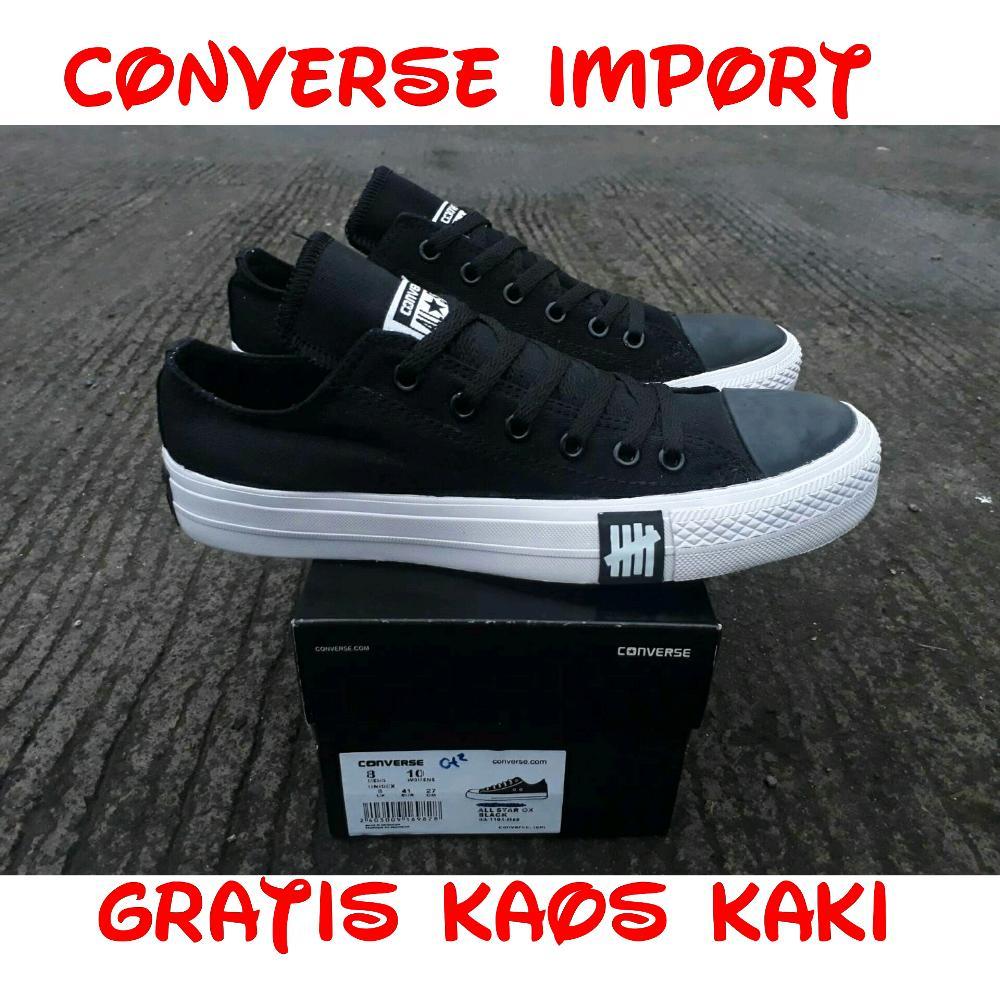 Jual sepatu converse x undefeated low Fashion