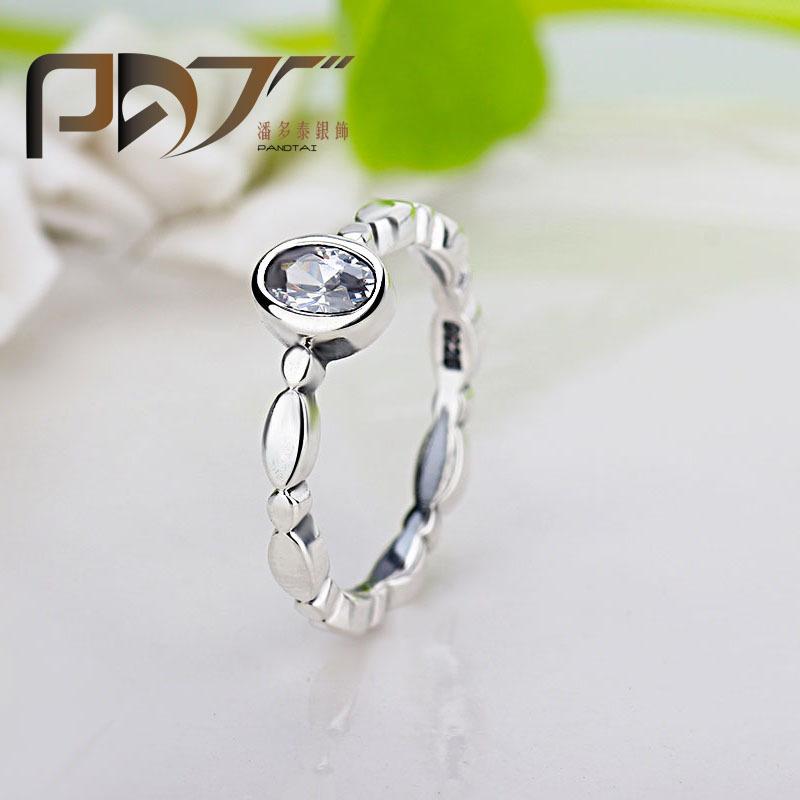 2017 Produsen Jual 30% Perak Cincin dan Cincin Wanita Hari Valentine Hadiah Boutique Jual Sederhana Lingkaran-Internasional