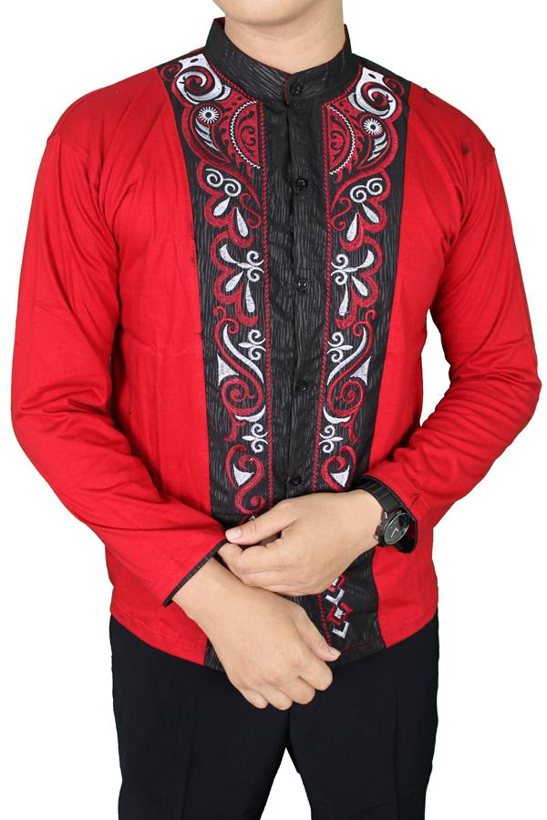 Gudang Fashion - Baju Koko Motif Bordir Panjang