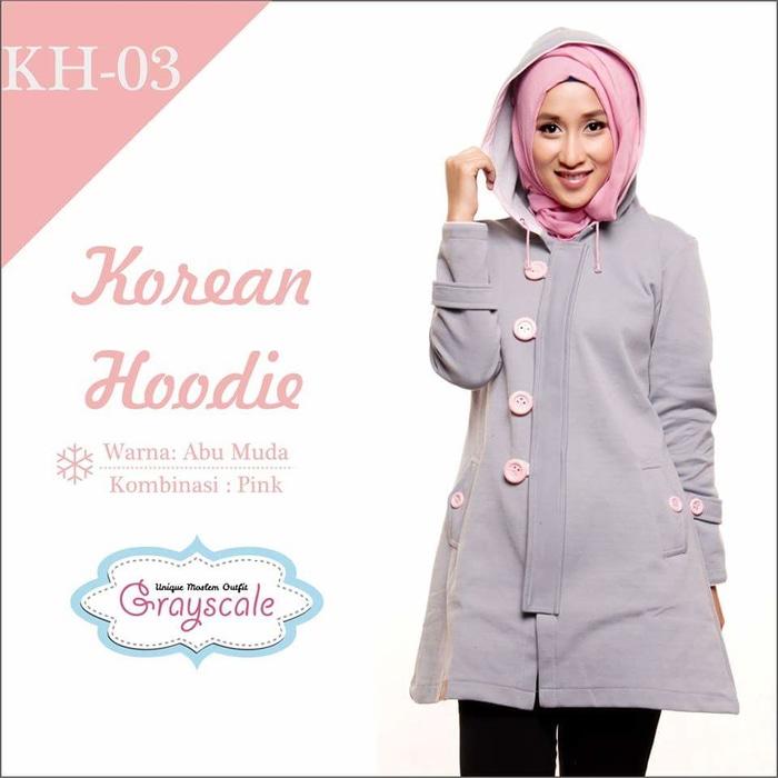 Jaket Wanita Korea Musim Dingin Hoodie Muslimah Berhijab 03 / jaket / jaket murah / jaket cantik / jaket wanita / jaket korea / jaket anak / sweater / sweater murah