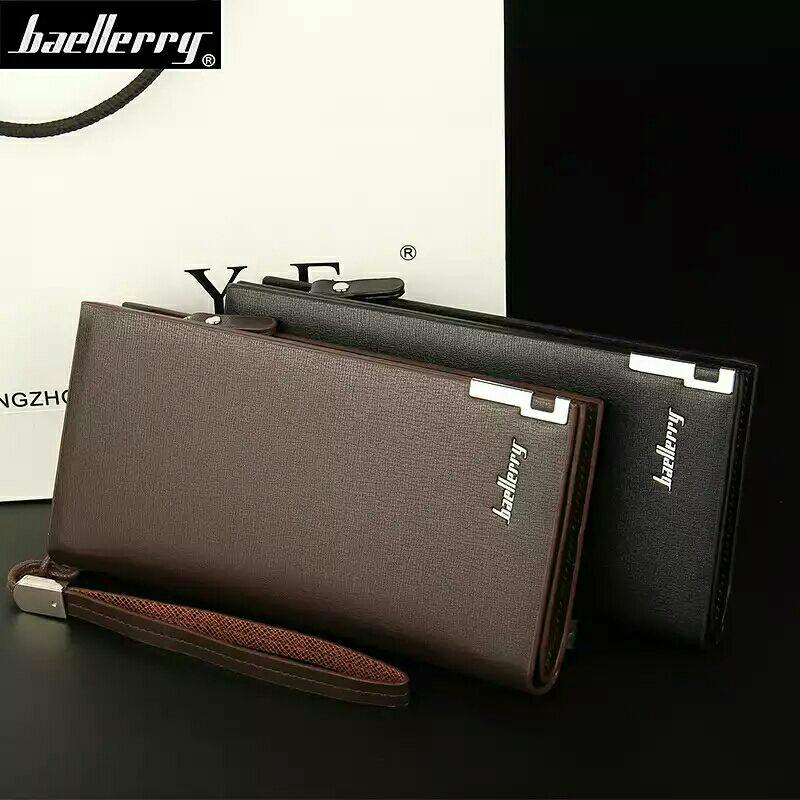 Baellerry Dompet Premium Pria Wanita Panjang SW002 - Cokelat