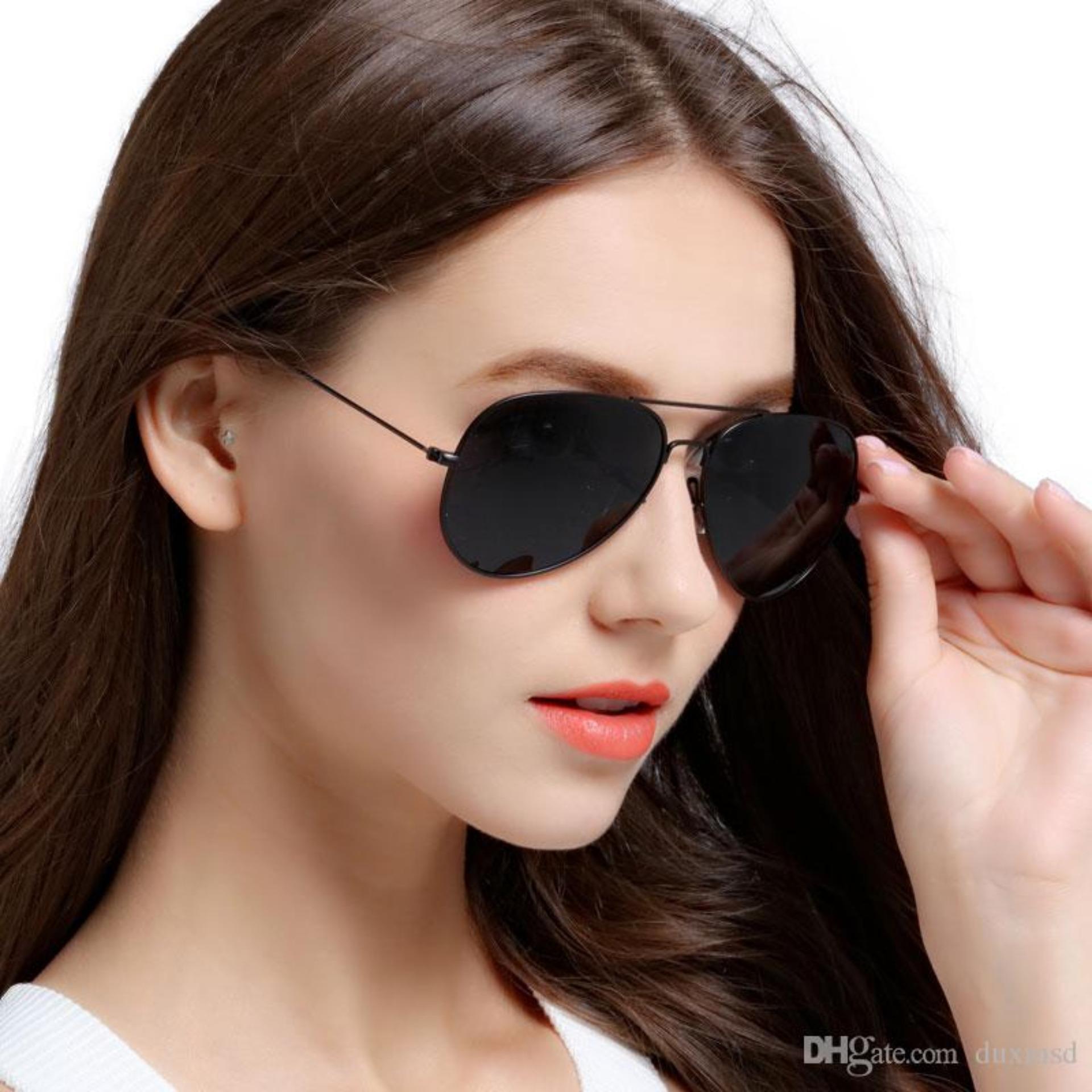 Black Aviator Sunglasses 0200 - Kacamata Hitam Pria dan Wanita - TERLARIS - TERPOPULER