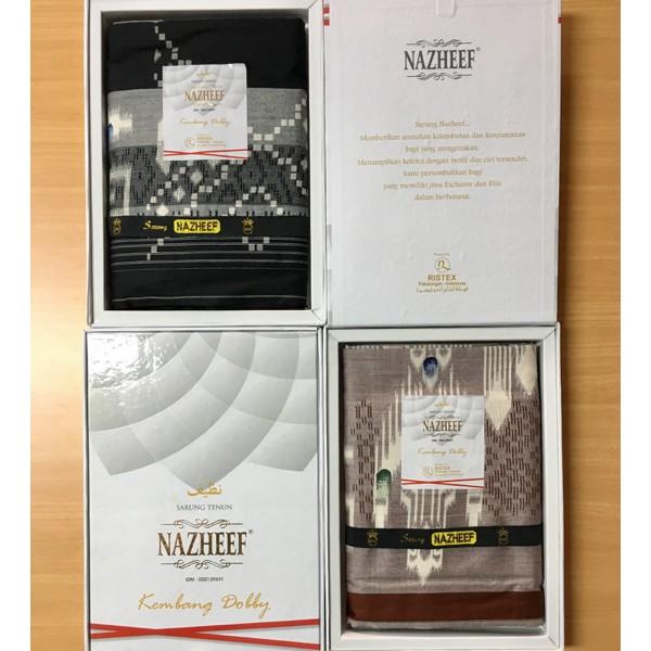 TERMURAH Sarung Tenun Nazheef Kembang Dobby (Grosir) Keren