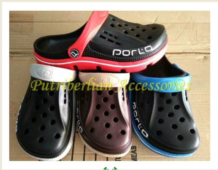 Sepatu Sandal Karet / Baim / Merk Porto