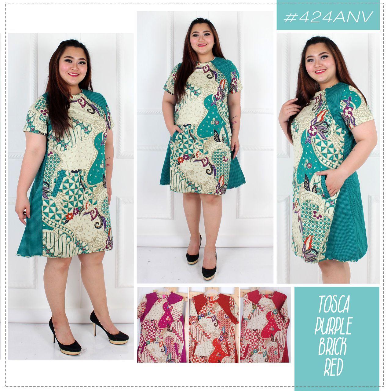 DRESS BATIK 424 ANV SUPER JUMBO