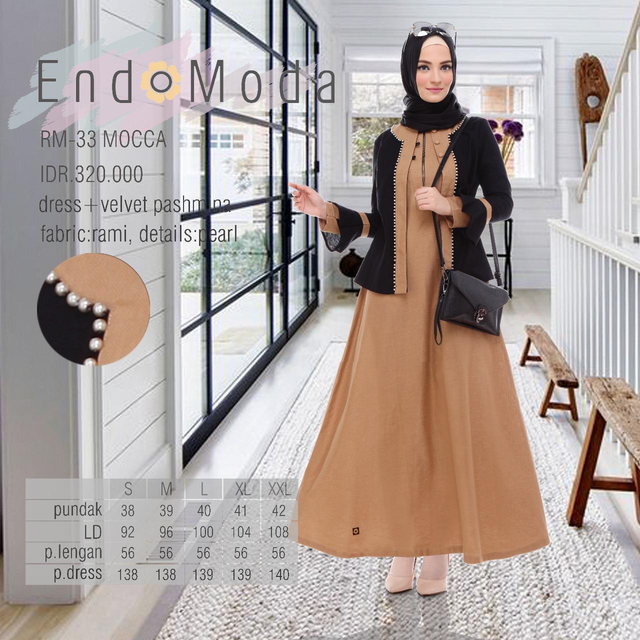Gamis Endomoda RM 33 Moca