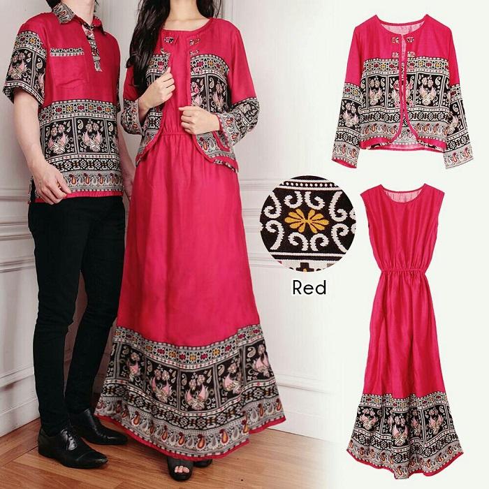 BajuReady 10108 BAJU COUPLE PASANGAN KELUARGA BATIK MODERN SARIMBIT KEMEJA HEM PRIA COWOK KOKO LENGAN PENDEK PAKAIAN WANITA CEWEK MAXI MAXY DRESS PANJANG PLUS CARDY PESTA KONDANGAN LEBARAN JAMAN ZAMAN NOW KEKINIAN BAHAN KATUN