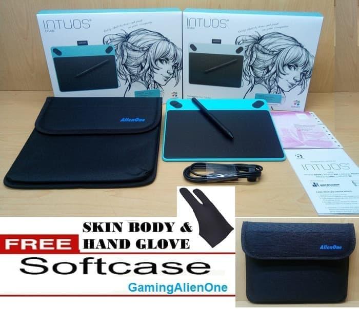 Terbaru!! Wacom Intuos Draw Ctl490 Small Pen Tablet Alat Desain Grafis - Putih - ready stock