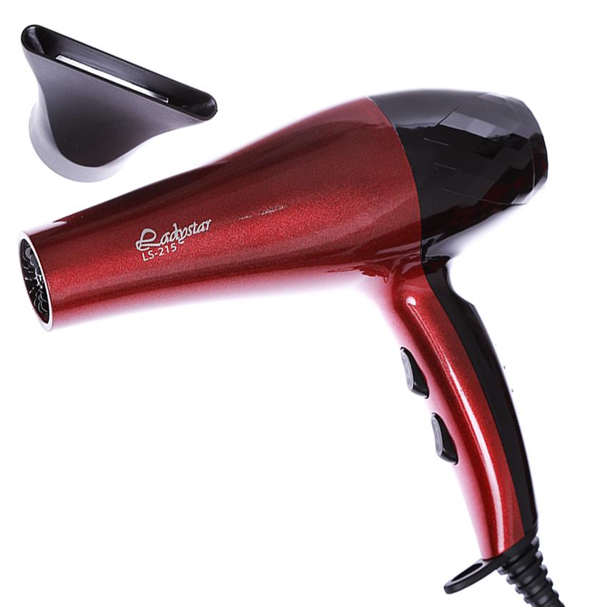 TERMURAH SE LAZADA HAIR DRYER LADYSTAR LS 215 ORIGINAL KUALITAS PREMIUM UKURAN BESAR-MERAH