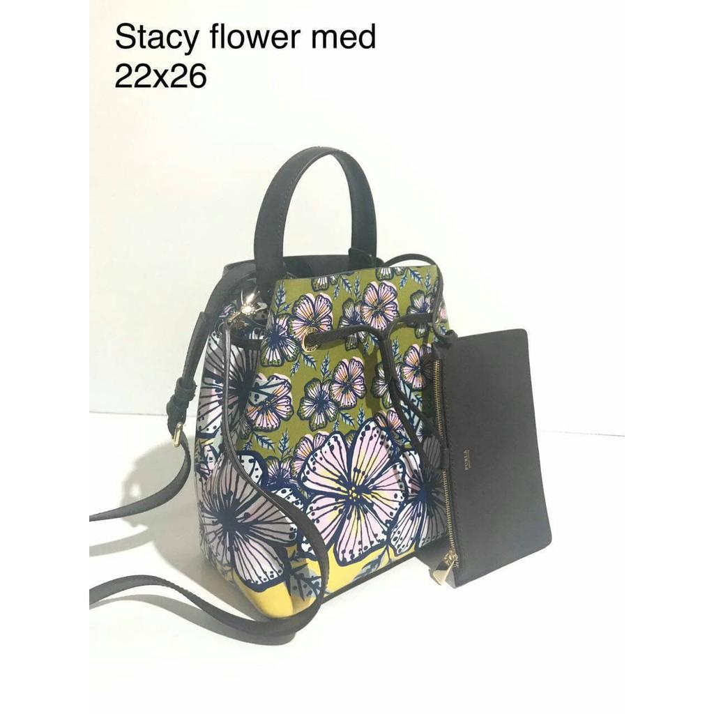 Jual Tas Furla Stacy Flower Original