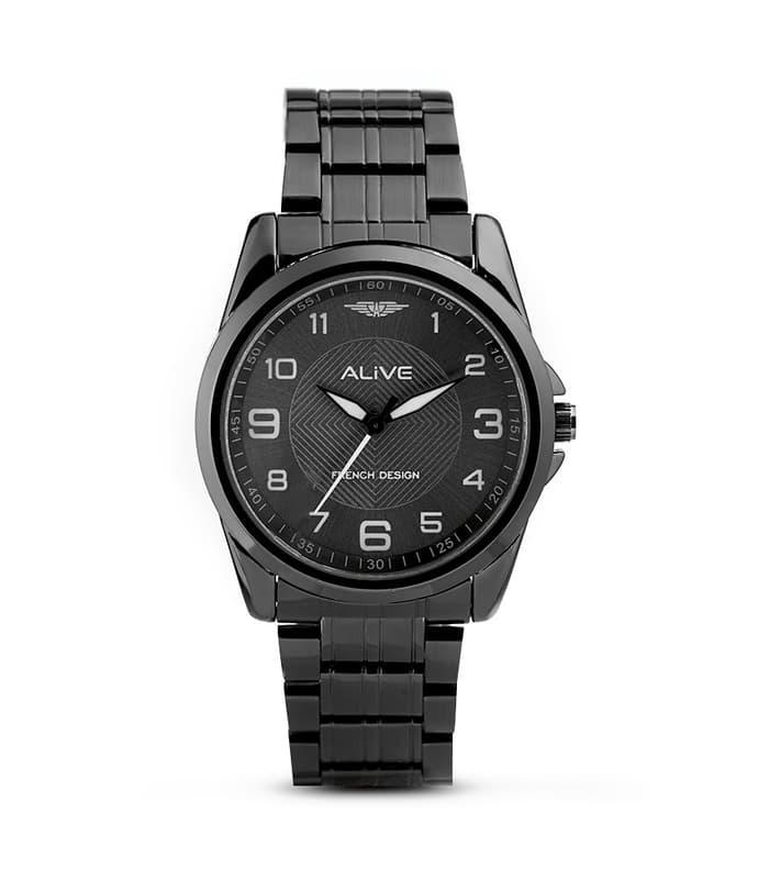 JAM TANGAN PRIA SOPHIE MARTIN ALIVE HITAM ANALOG OLEXO GAL259G3 IMPORT