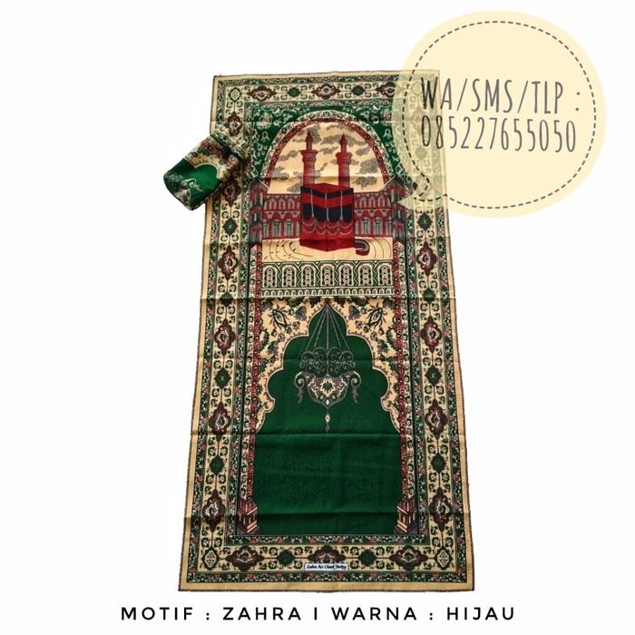 Sajadah Lipat Motif Zahra Hijau