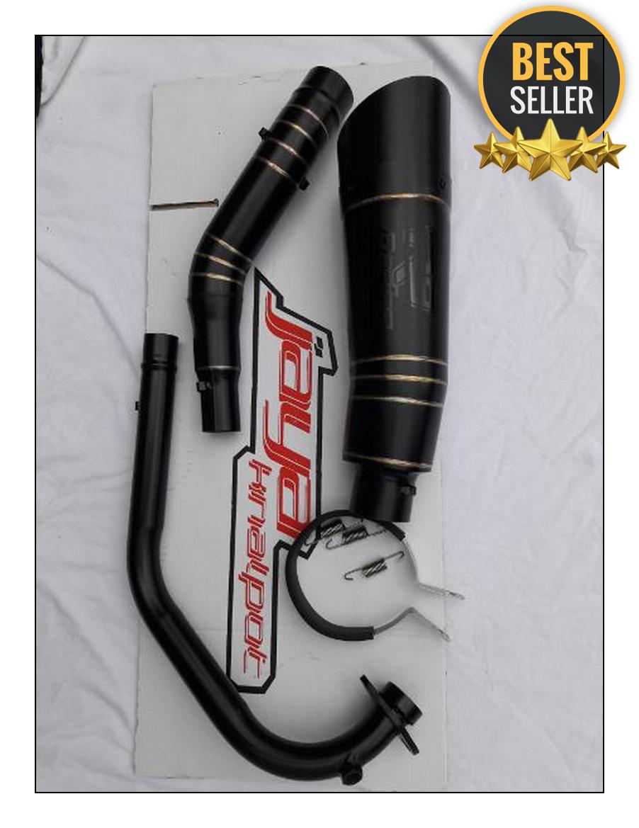 KNALPIT R9 H2 BLACK DOFF FULSISTEM YAMAHA V-XION-BYSHON-XABRE-R15-SCORPIO-SUZUKI GSX 150CC--all new cb150r-cb150r -all new cbr facelif-cbr k45- dll