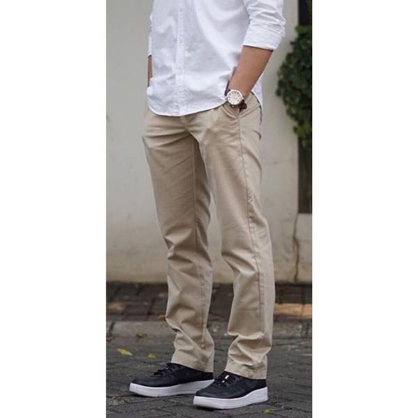 Celana Zara Man Basic Original - Celana kain - Celana Chinos