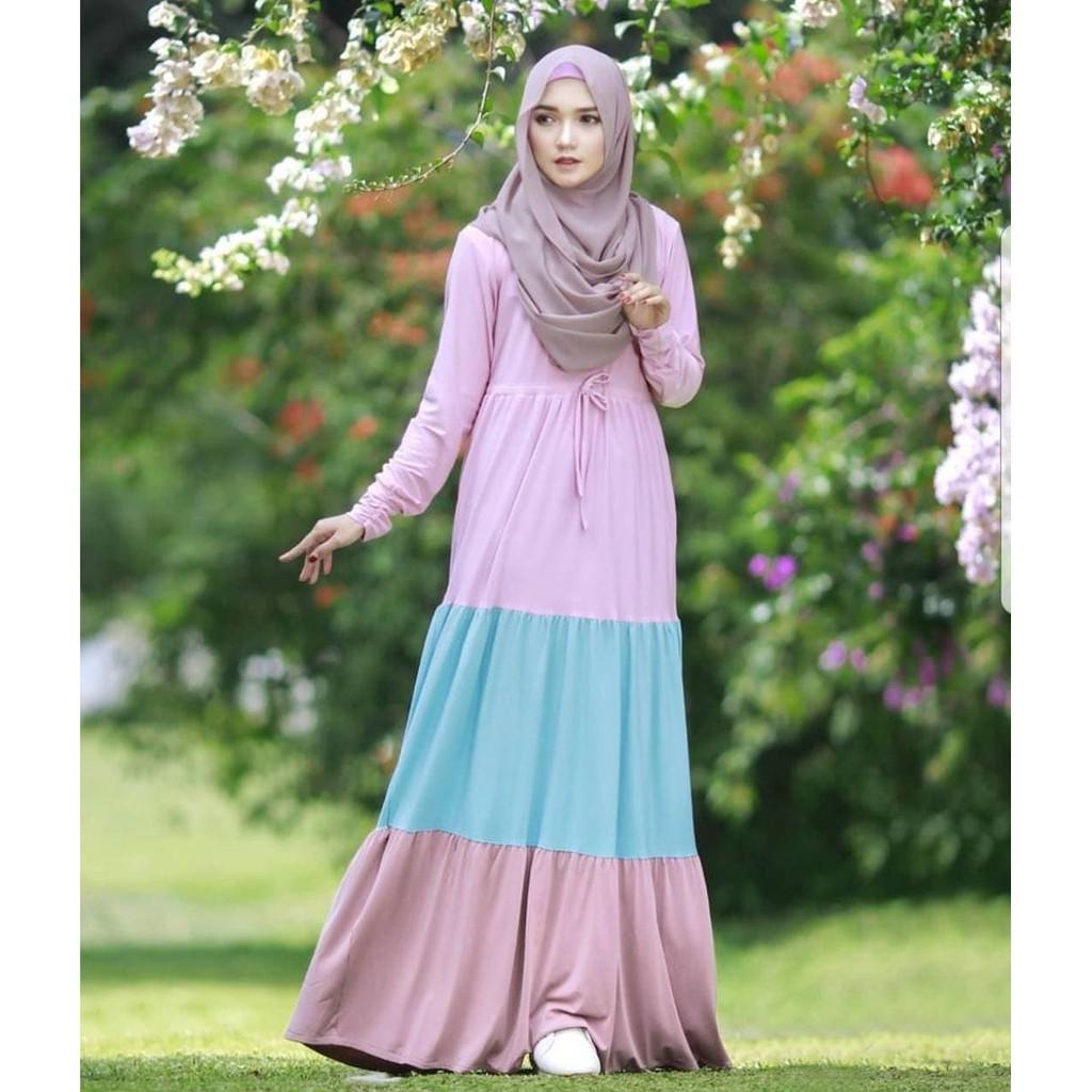 Jual Murah Dress Murah/Grosir Dress Murah/MAULIDA DRESS VG01