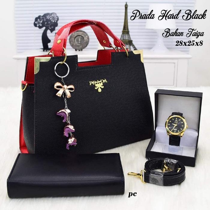 PRADA HARD/tas slempang wanita/tas kantor wanita/tas wanita murah - 26BshI
