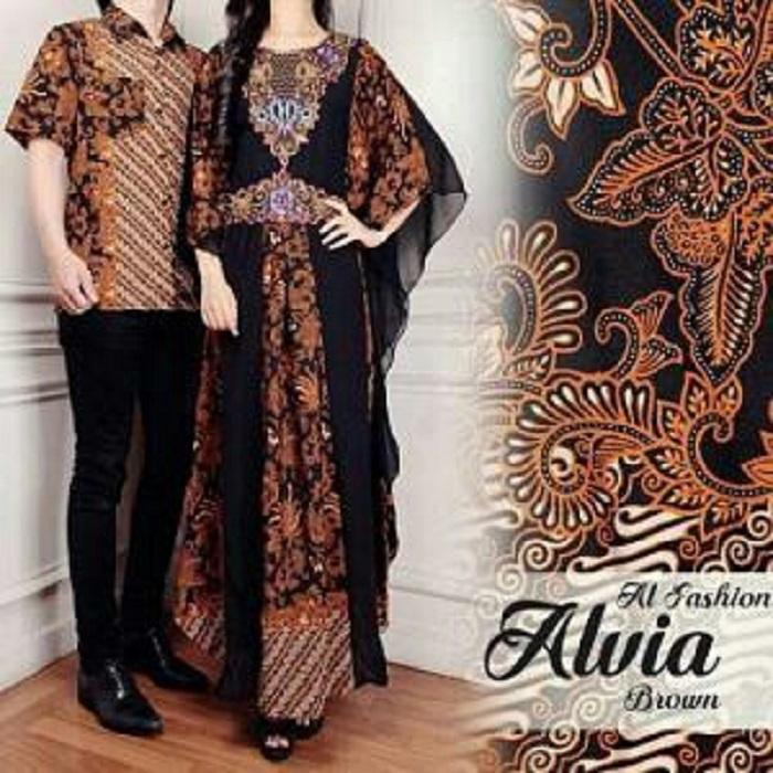 BajuReady 10103 BAJU COUPLE BATIK MODERN PAKAIAN PASANGAN KELUARGA SARIMBIT KEMEJA KOKO MAXI MAXY DRESS KAFTAN GROSIR TANAH ABANG