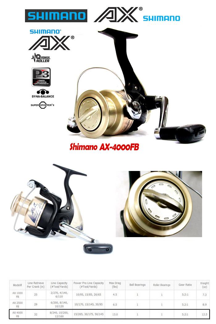 REEL SHIMANO AX 4000FB