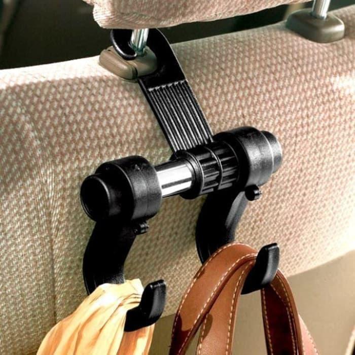 Cantolan Mobil / Cantelan Mobil / Gantungan Kursi Jok Untuk Di Mobil - Car Hanger Warna Hitam Good Quality