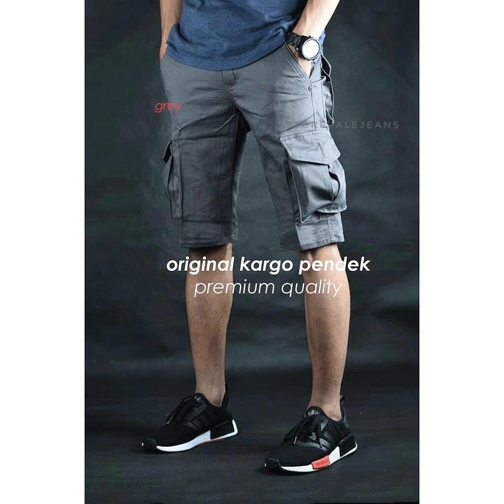 PaleJeans - Cargo kargo pdl pendek pria premium / cargo abu-abu pria / kargo grey pria / pdl gray pria.