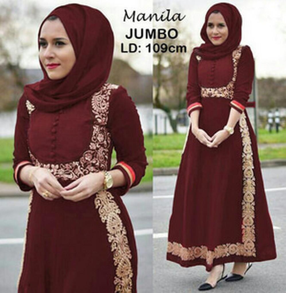 119496 GAMIS PESTA MANILA JUMBO promo murah!!!