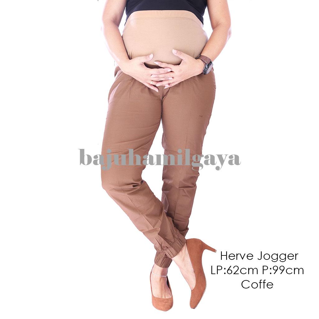 Celana Hamil - HERVE JOGGER PANTS COFFE- Celana Hamil / Celana Hamil Murah / Celana Ibu Hamil / Baju Hamil / Celana Ibu Hamil Kerja / Celana Jeans Hamil / Baju Hamil Murah / Baju Hamil Modis / Baju Hamil Modern / Celana Hamil Kerja / Wanita / Kekinian
