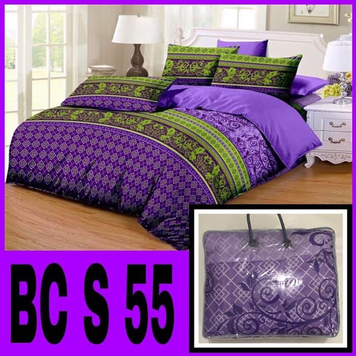 Terbaru Laris - Bedcover Set (Bedcover + Sprei) Single Katun Poly Import Kode BANGSA-sprei37