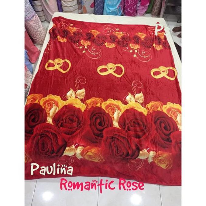 SELIMUT BULU BONITA - PAULINA ROMANTIC ROSE - SALE PROMO!!