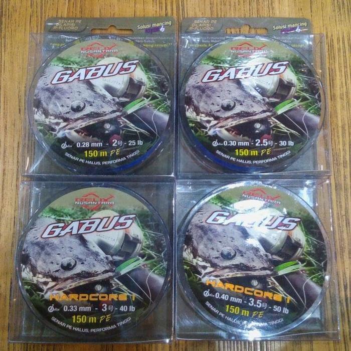 Senar Relix Nusantara Gabus PE #2#2.5#3#3.5/150M - D0XObl