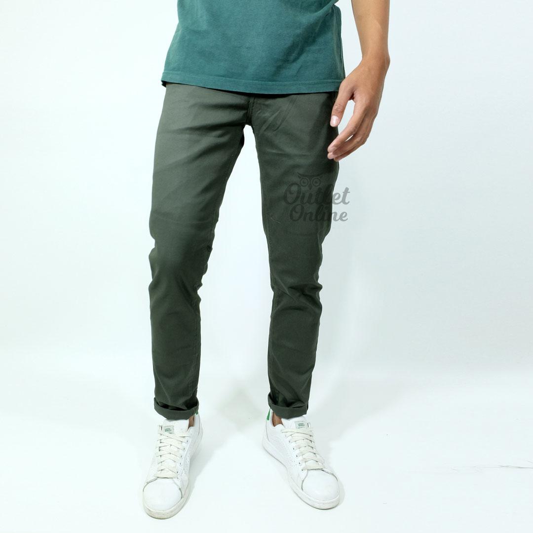 NHS Celana Chino Pria Slim Fit