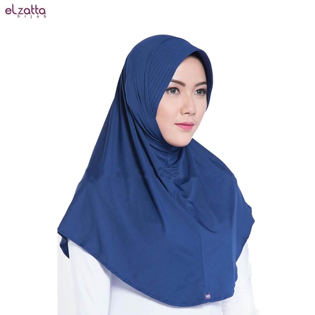 HIJAB INSTAN ELZATTA BERGO BASIC CASUAL NAVY
