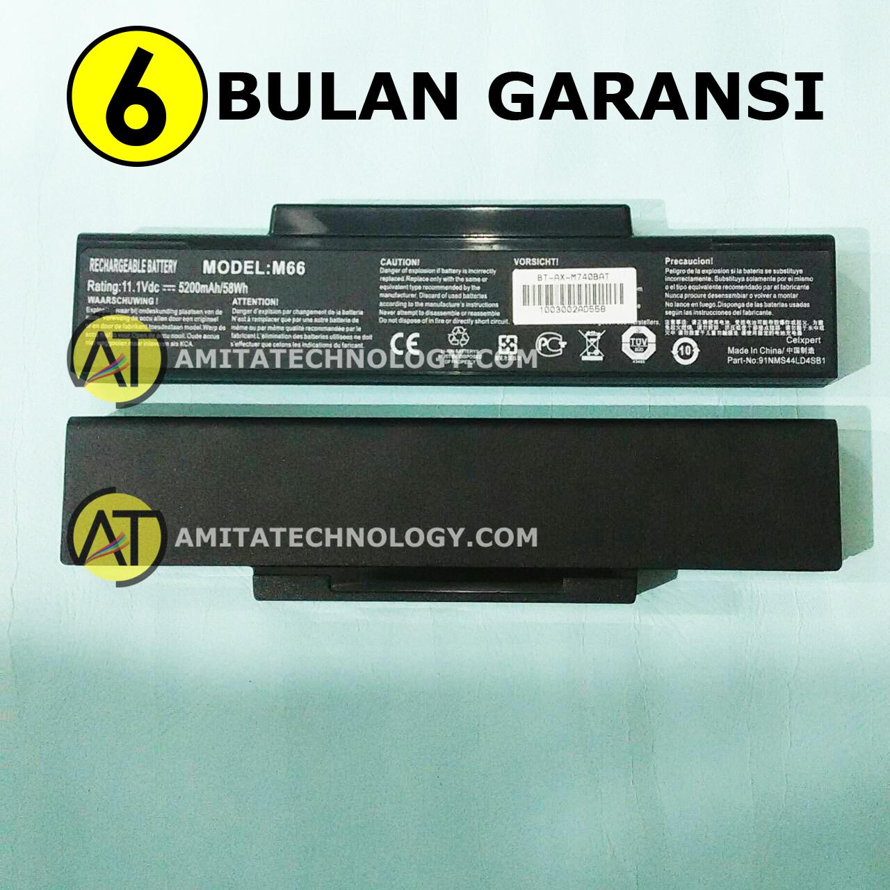 Baterai Laptop REPLACEMENT Axioo M740 M74SR MNC