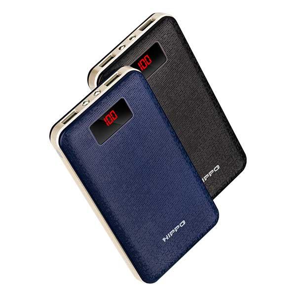 Hippo Power Bank Viure 20000MAH Simple Pack - Hitam