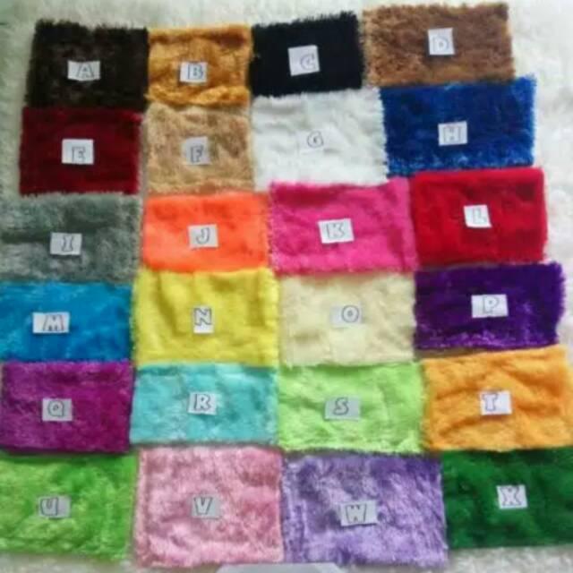Kain Bulu Rasfur buat taplak meja, alas foto dll ukr 50x150cm