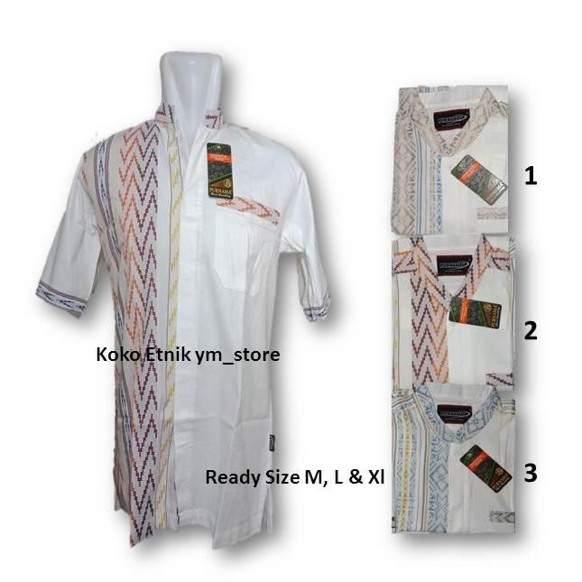 Best Seller ym_store Baju Koko Etnik/ Baju Muslim Dewasa