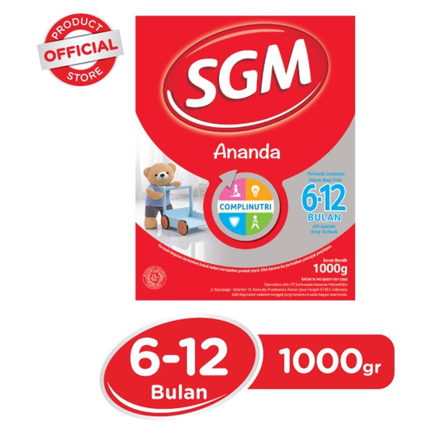 SGM Ananda Complinutri 2 Susu Bayi - 1000gr - Box