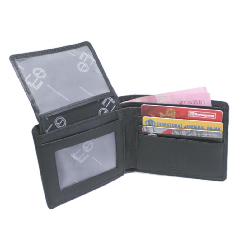 Dompet Kulit Sapi Asli Pria Original Hitam Terbaru handmade Leather Dunhlill DDH-156