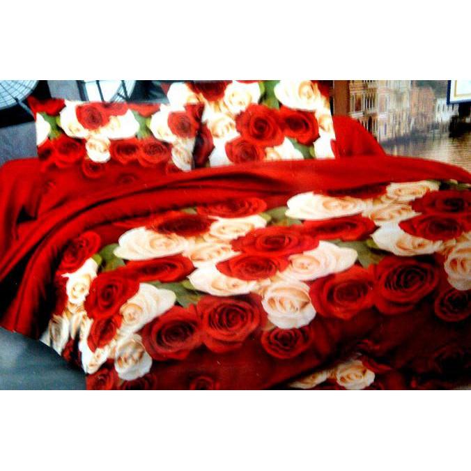 SPREI KASUR NOMOR 1 /KING SIZE/ 180X200 MAWAR MERAH - SLKFNDOS