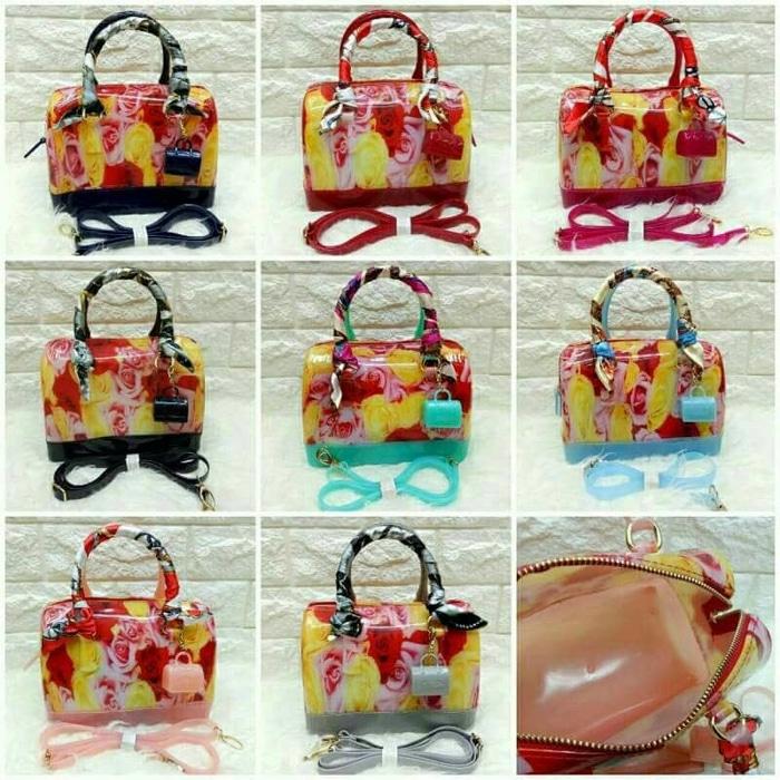 TAS FURLA JELLY FLOWER SEMI ORI # - y3DqYc