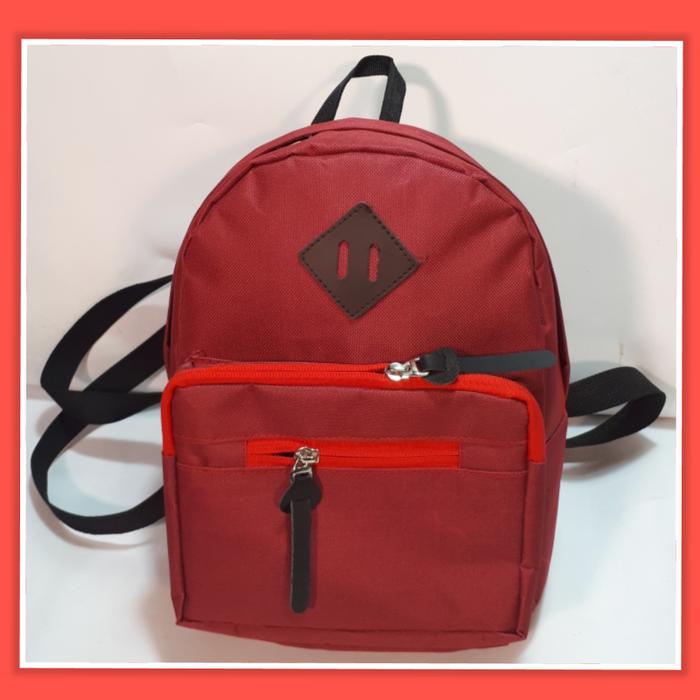tas ransel kecil hitam polos/tas jansport mini polos termurah grosir - IFzwAZ