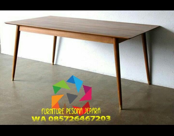 Meja makan retro jati. PESONA JEPARA 43