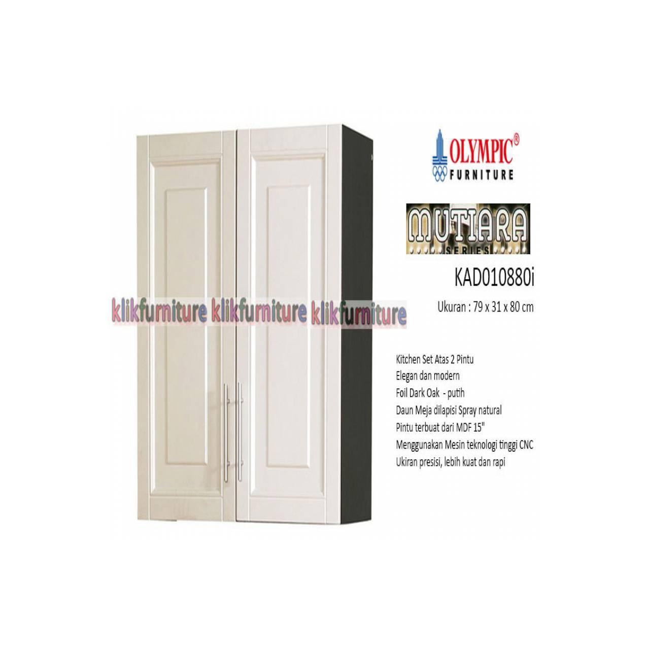 KAD 010880i Olympic Mutiara Kitchen Set Atas 2 Pintu
