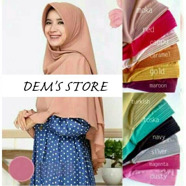 KHIMAR SYARI JUMBO PENGUIN SIMPLE PET WOLFIS MURAH MERIAH