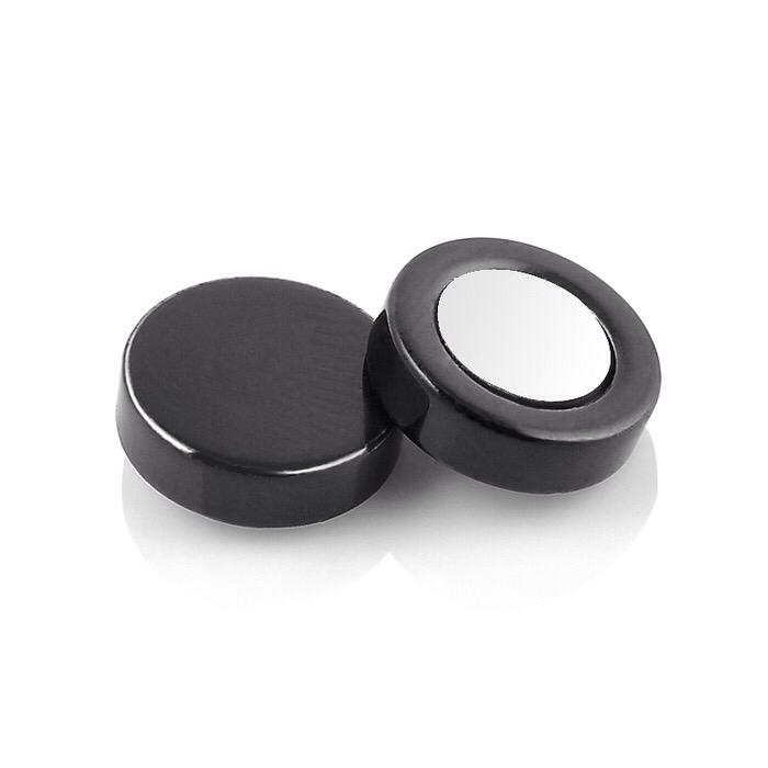 Anting Magnet Hitam Titanium Steel (per 1 buah) Asli Original